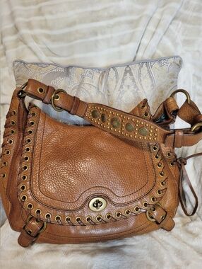 COACH ABBEY LACE FLAP HOBO 10971